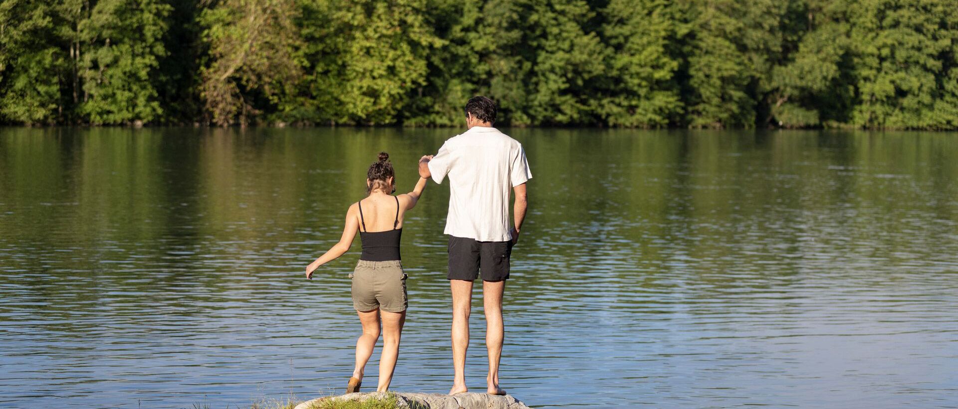 Campeggio in riva al fiume